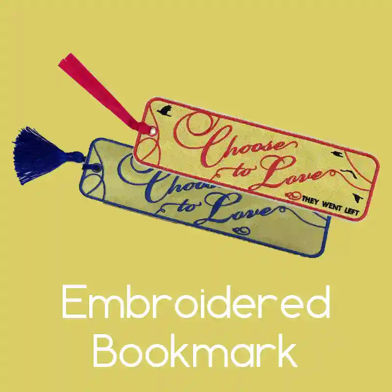 Embroidered Bookmark