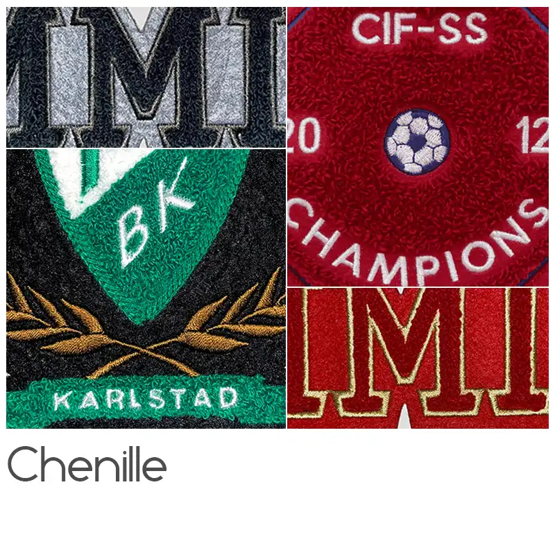 Chenille Embroidery Patches